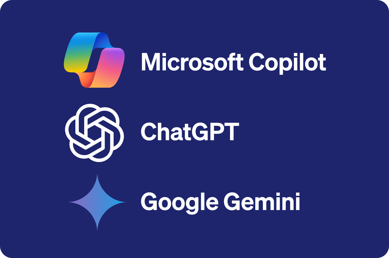 Microsoft Copilot, ChatGPT, Google Gemini, and more